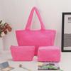 2024 High-End Large-Capacity Terry Cloth Tote for Autumn/Winter