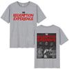 Мерч-футболка рэпера Rod Wave The Redemption Experience Tour 2026 Лето Мужская Хип-хоп Мода Футболка с коротким рукавом Топ