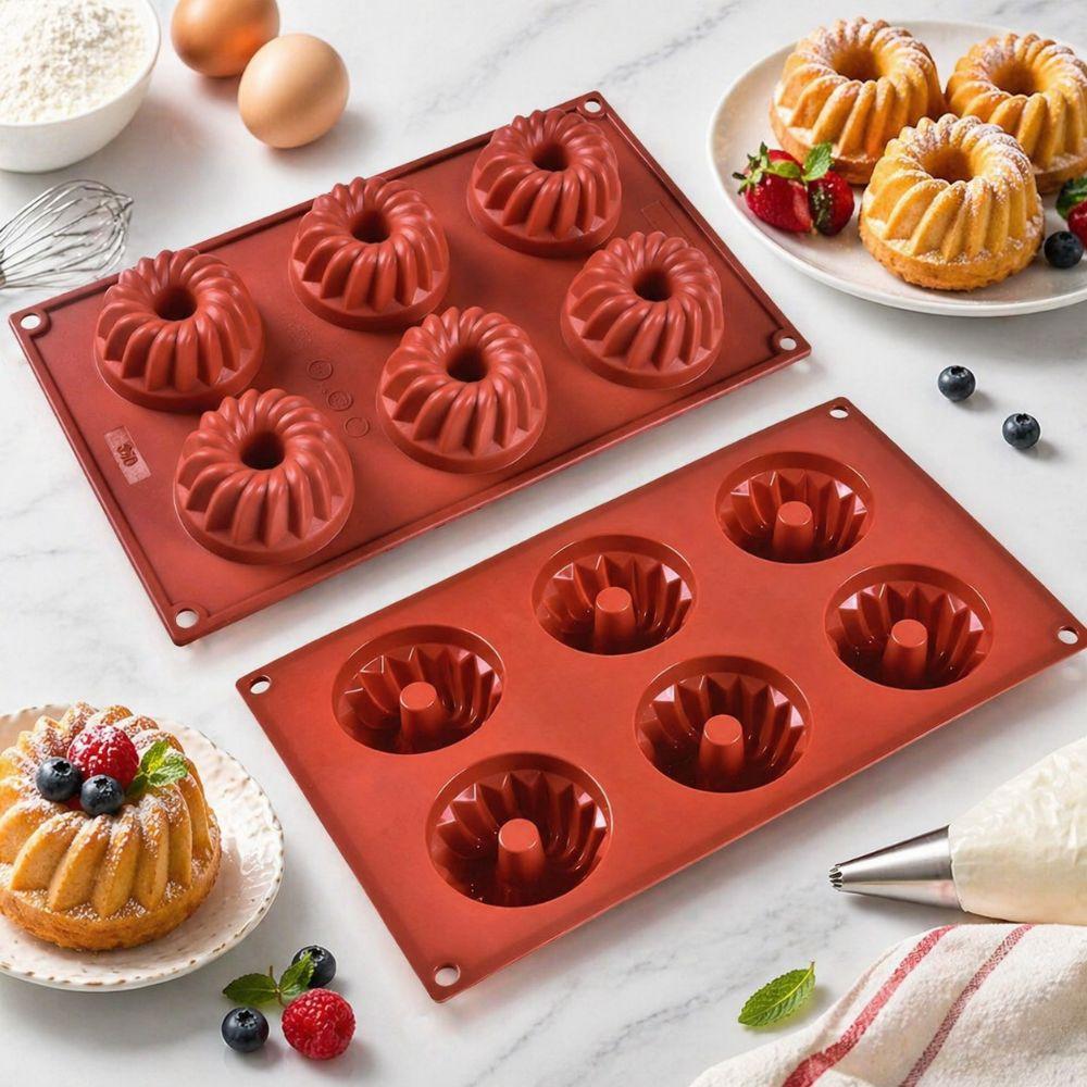 Silicone Mousse Cake Mold Heat-Resistant Chocolate Dessert Mold New Pudding Mould  for Donuts Jello