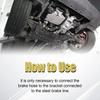 15 Pieces Brake Line Clips Metal Brake Line Retainer U Shaped, Brake Hose Bracket, Parking Brake Cable Clip Replacement Hose Retaining Clip Brake