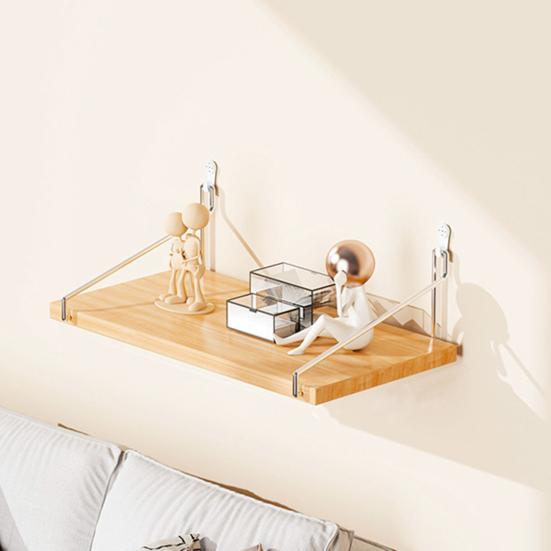 Настенный стеллаж для хранения вещей, большая демонстрационная полка, прочная, несущая, простая в сборке, универсальная плавающая полка для домашнего декора