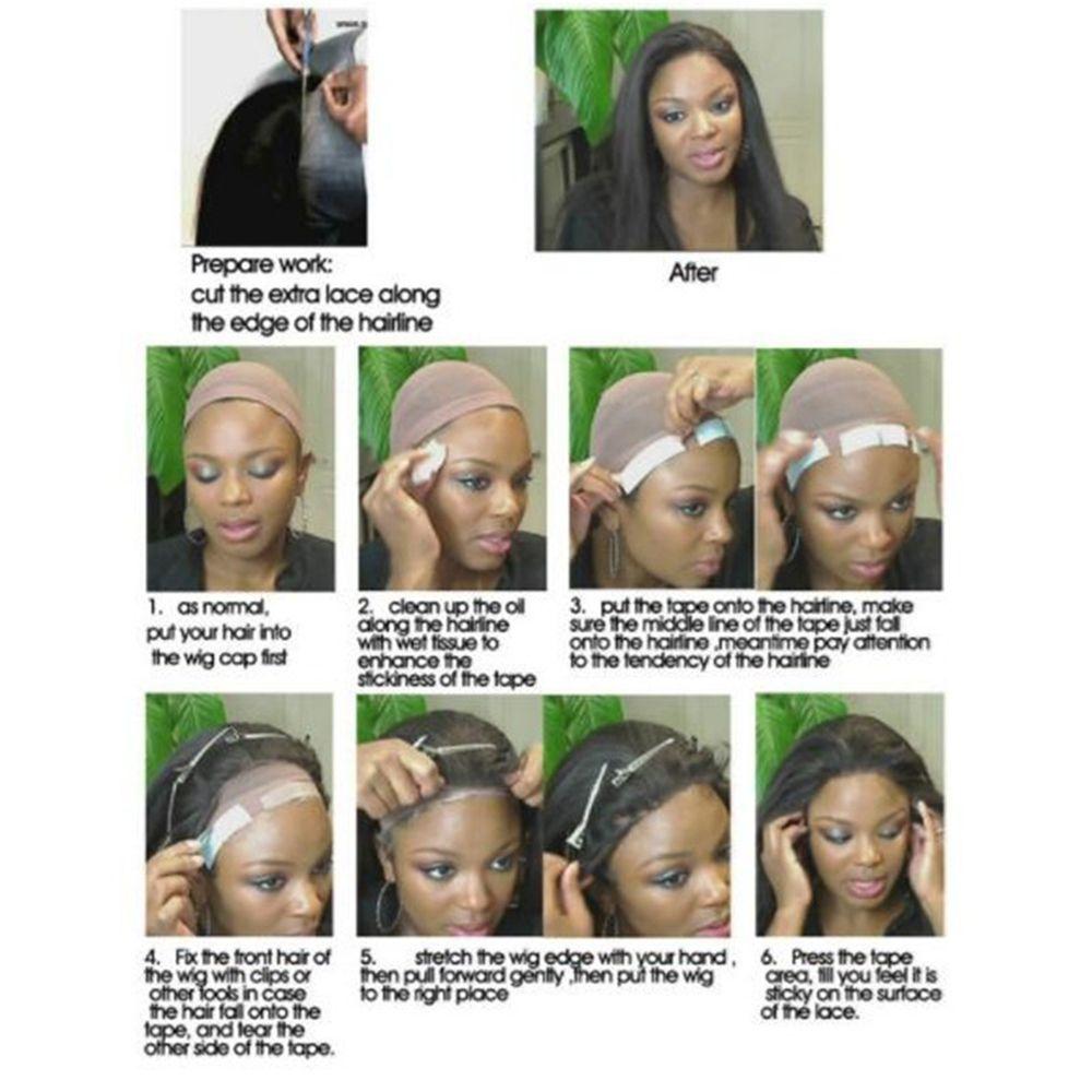 Липкий долговечный для утка парик кружево клейкая лента наращивание волос клейкая двухсторонняя лента