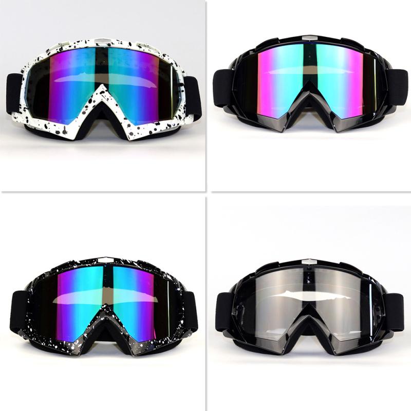 Очки для гонок на мотоциклах, унисекс, для взрослых, ТПУ, защитные очки для езды на открытом воздухе, ветрозащитные очки, лыжные очки