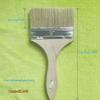 Brown Long Bristle Paint Brush Set - Sizes 1" To 8" for Dusting & Painting