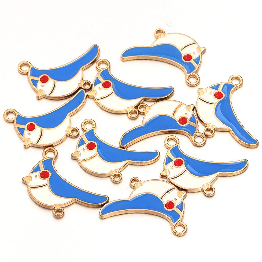 10pcs/Lot Alloy Pendant Different Sizes Of Bird Shapes Pendant For Earring Necklace Bracelet Jewelry Making Accessories Pendant