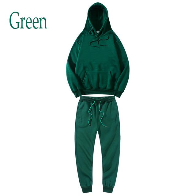 Женские спортивные комплекты Женские толстовки + брюки Спортивные штаны для бега Зимний флисовый спортивный костюм Толстовка Пуловер Мода