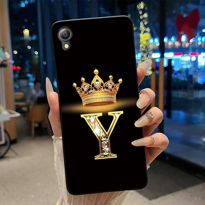 Cute New Design Crown Letter Shockproof Soft Phone Case For Asus ZenFone Live (L1) ZA550KL Bumper Silicone Black Case Cover