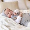 BZDOLL 60 см 24 дюйма Кукла Реборн из мягкого винила с 3D-росписью кожи для девочки, реалистичная кукла-малышка принцесса со светлыми волосами и сосудами