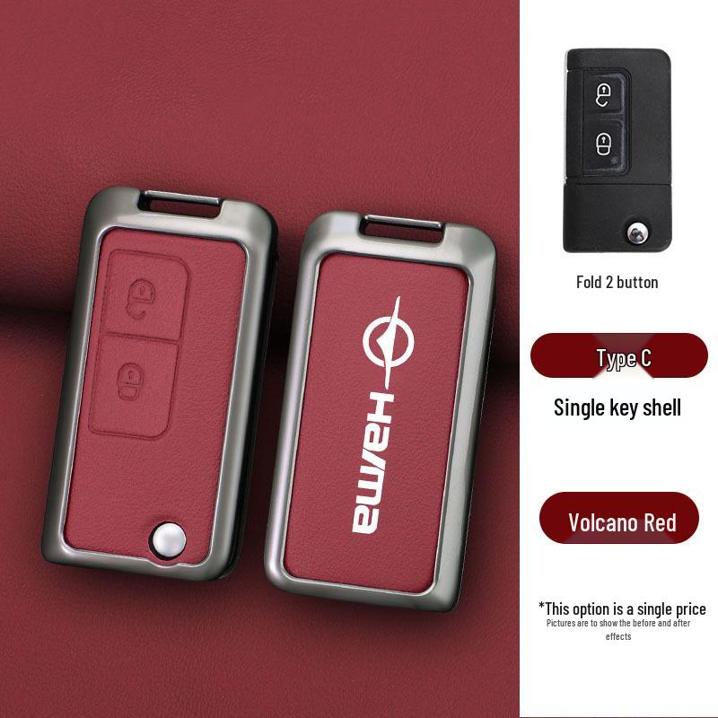 Чехол для ключа автомобиля Haima Knight S7/M5: Металлический корпус 34-го поколения с застежкой для мужчин и женщин