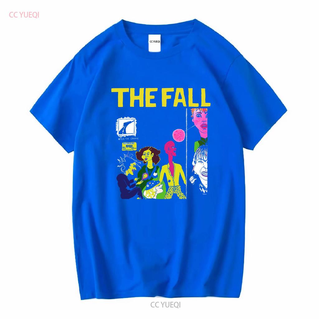 The Fall Band New Grotesque Mark E Smith T Shirt Classic Black Unisex S 5xl Mu938 Long Or Short Sleeves Vintage Washed Streetwear