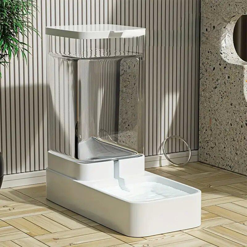 A2 Automatic Dog Feeder/Water Dispenser Plastic Gravity Dog Food And Water Dispenser Set 5