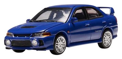 MOTORHELIX Mitsubishi Lancer Evolution IV ICELLE BLUE Готовое изделие M64002 1/64