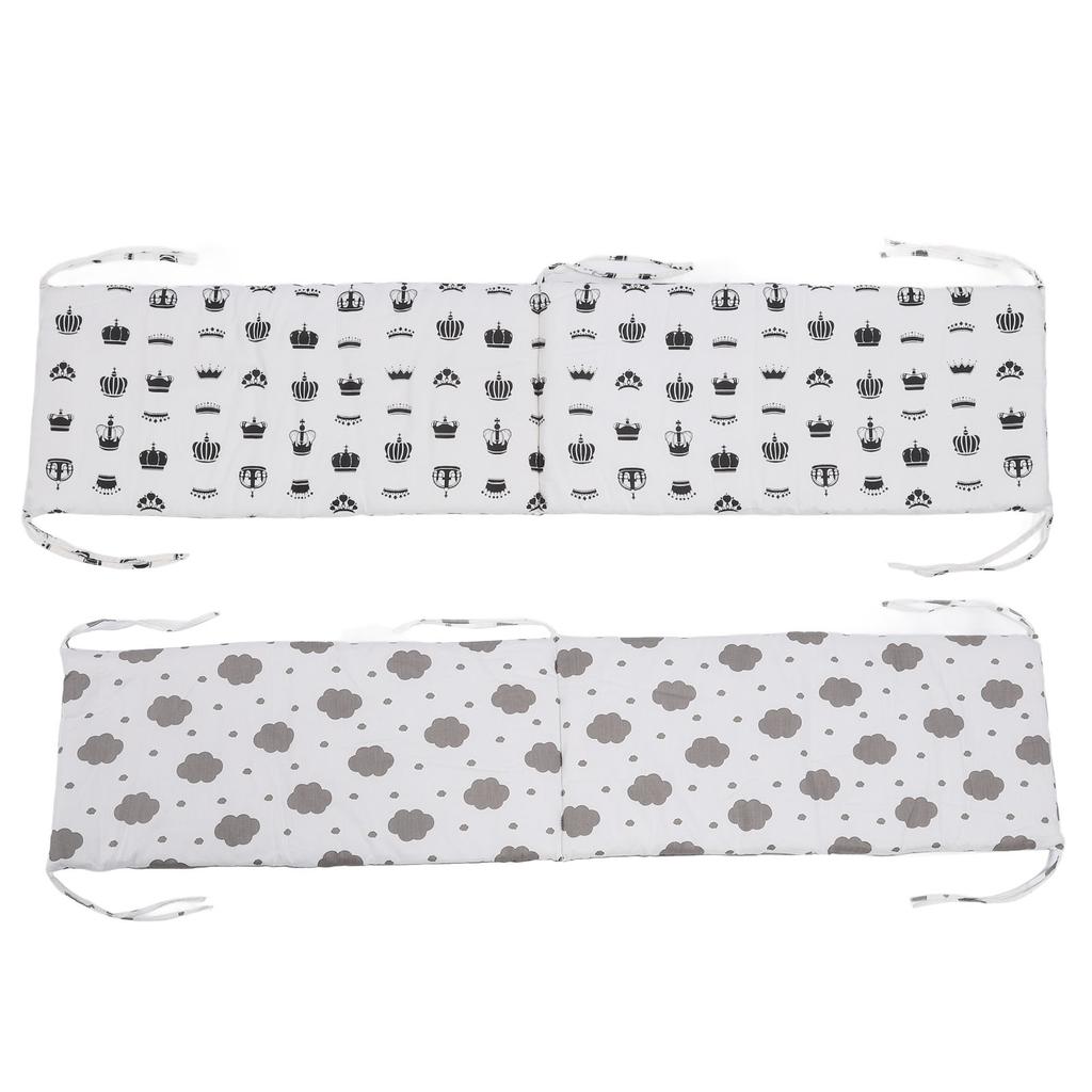 Baby Cot Bumper Pure Cotton Soft Anti Collision Prevent Falling Crib Around Cushion Infant Bed Guard