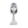 Парик для косплея Тобиичи Оригами Date a Live Аниме Белый Короткий Синтетический Волос Touhou Konpaku Youmu Прямой Срез Костюмированная Вечеринка