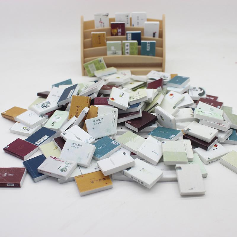 20 шт. 1:12 Миниатюрная книга для кукольного домика, комиксы, маленькие книги, мини-модель, детские игрушки для ролевых игр, аксессуары для кукольного дома