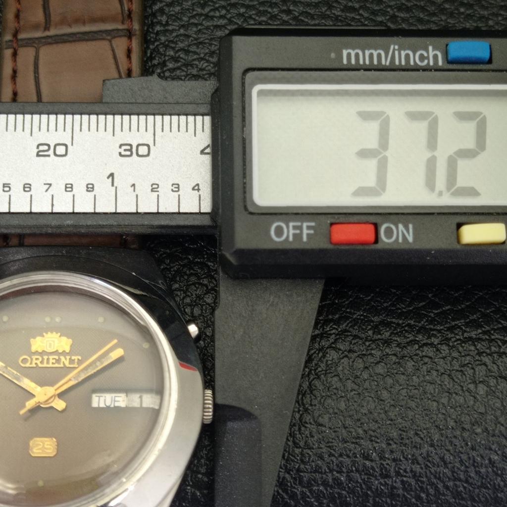 Б/У ORIENT AUTOMATIC JAPAN 46961 МУЖСКИЕ ЧАСЫ DAY&DATE ОРИГИНАЛЬНЫЙ ЦИФЕРБЛАТ A432329-2 R111-a432329