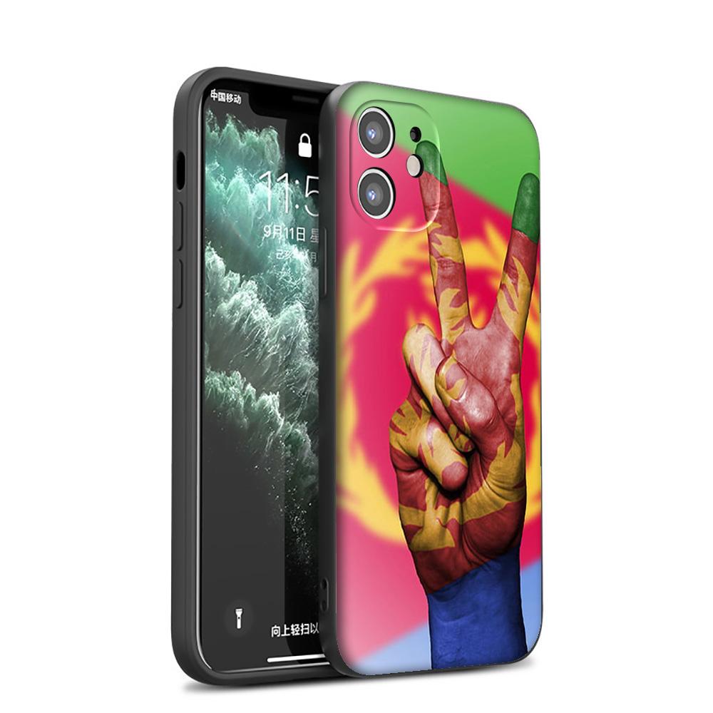 GX65 Флаг Эритреи, силиконовый мягкий чехол для iPhone 13 12 Mini 11 Pro XS Max XR X 8 7 6 6S Plus 5 5S SE 2020
