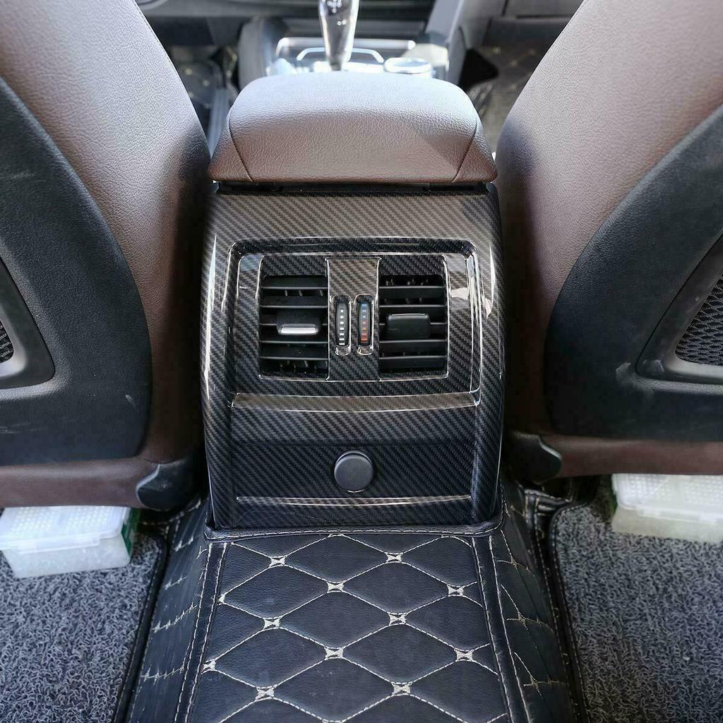 Аксессуары для BMW 3 4 серии F30 F31 F32 F34 F36, автомобильный подлокотник, задняя розетка кондиционера, рамка, накладка, внутренняя отделка