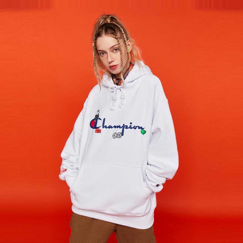 Champion Sweatshirt Unisex White UM-USW78