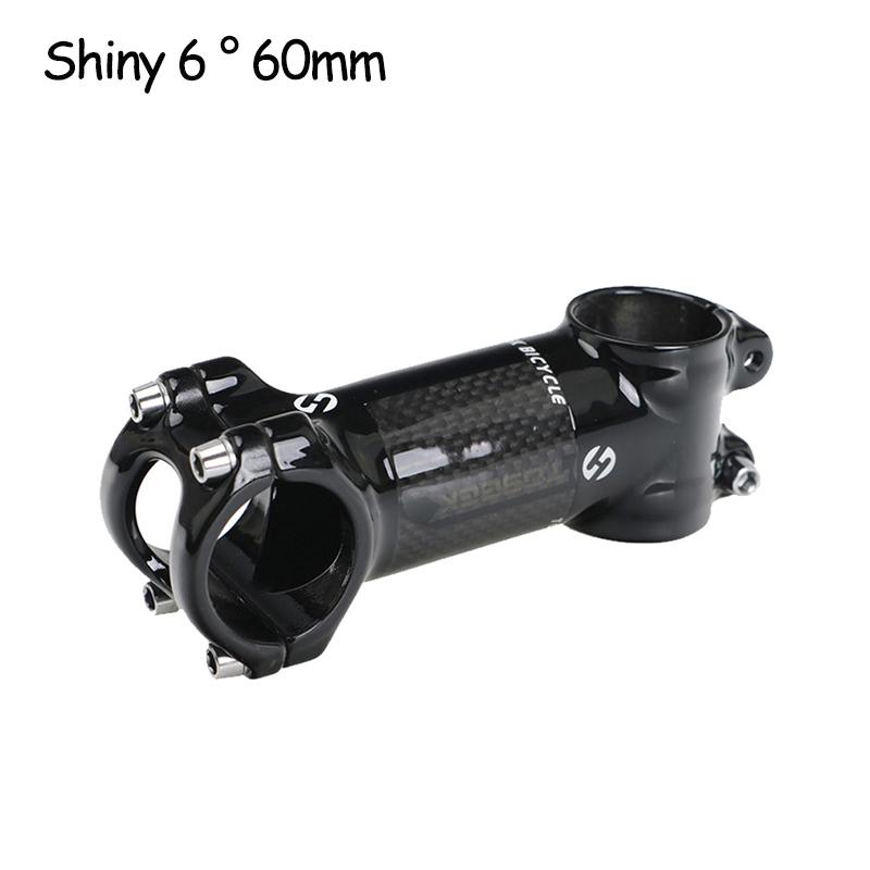 Вынос руля велосипеда TOSEEK Карбон Алюминий Дорожный МТБ Велосипедный вынос Сверхлегкий 31,8 МТБ Вынос 6/17 градусов Велосипедный стол Велосипедная деталь