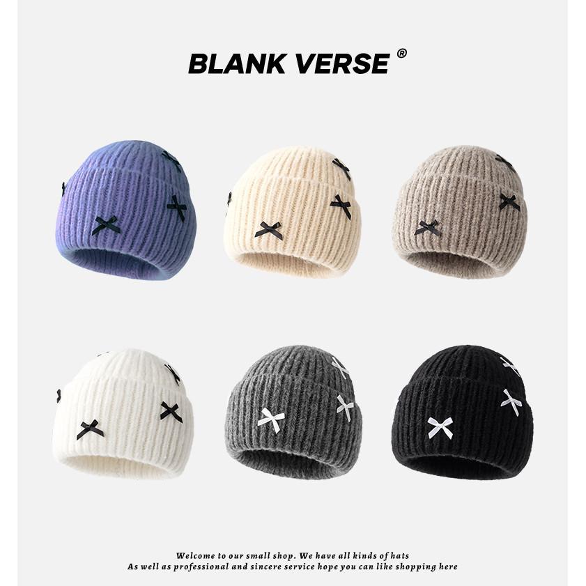 Знаменитость Интернета с той же бабочкой Узел Вязаная шапка Вязаная шапка Детская осенне-зимняя милая толстая теплая шапка для холодной головы