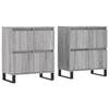 VidaXL Buffets 2 pcs sonoma gris bois d'ingénierie 3190187