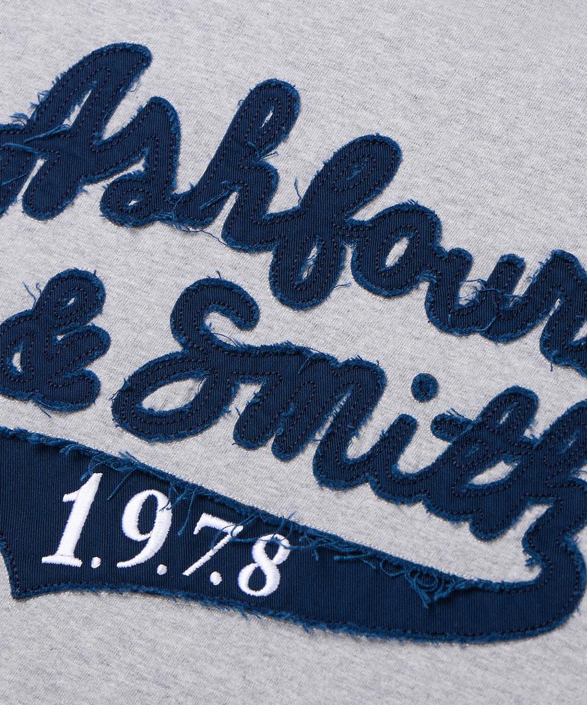 Aeswibon&Seumiseu [Женщины] Ashbourne 1978 Футболка с коротким рукавом Ash1009_Серый