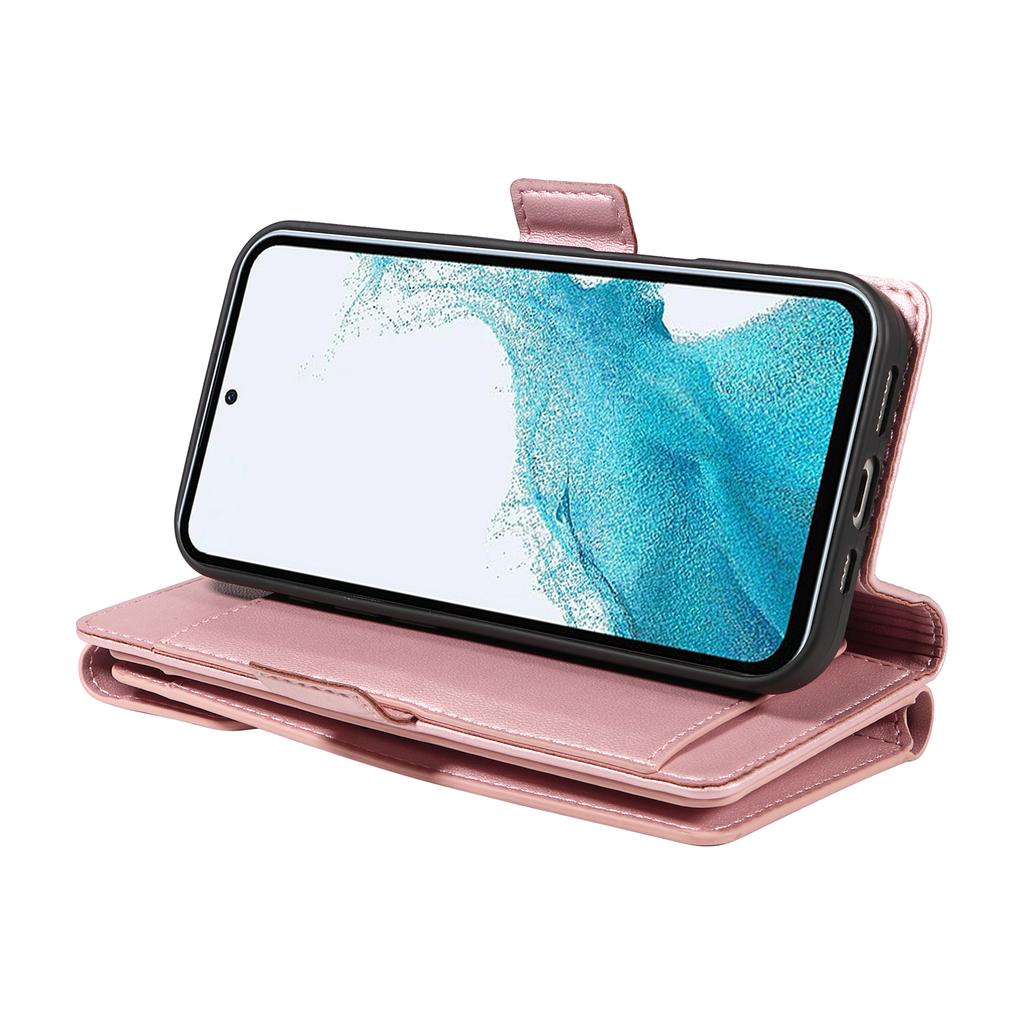 Чехол для Samsung Galaxy A54 5G с держателем для нескольких карт и ремешком, чехол для телефона из искусственной кожи, подставка