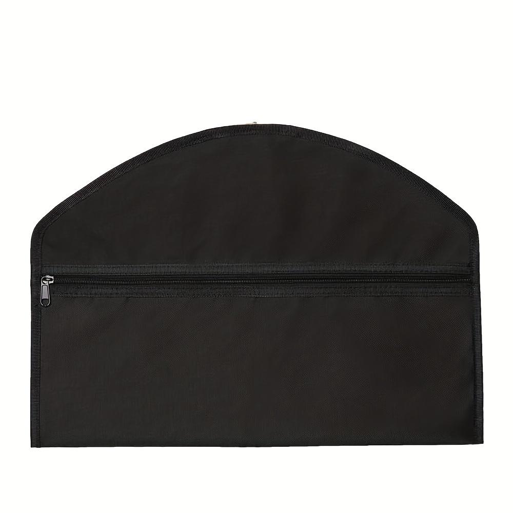 Stealth Hanger-Mounted Storage Pouch-Hidden Wardrobe Organizer for Valuables (Cash/Cards/Phones)Secure Zippered Closet Accessory