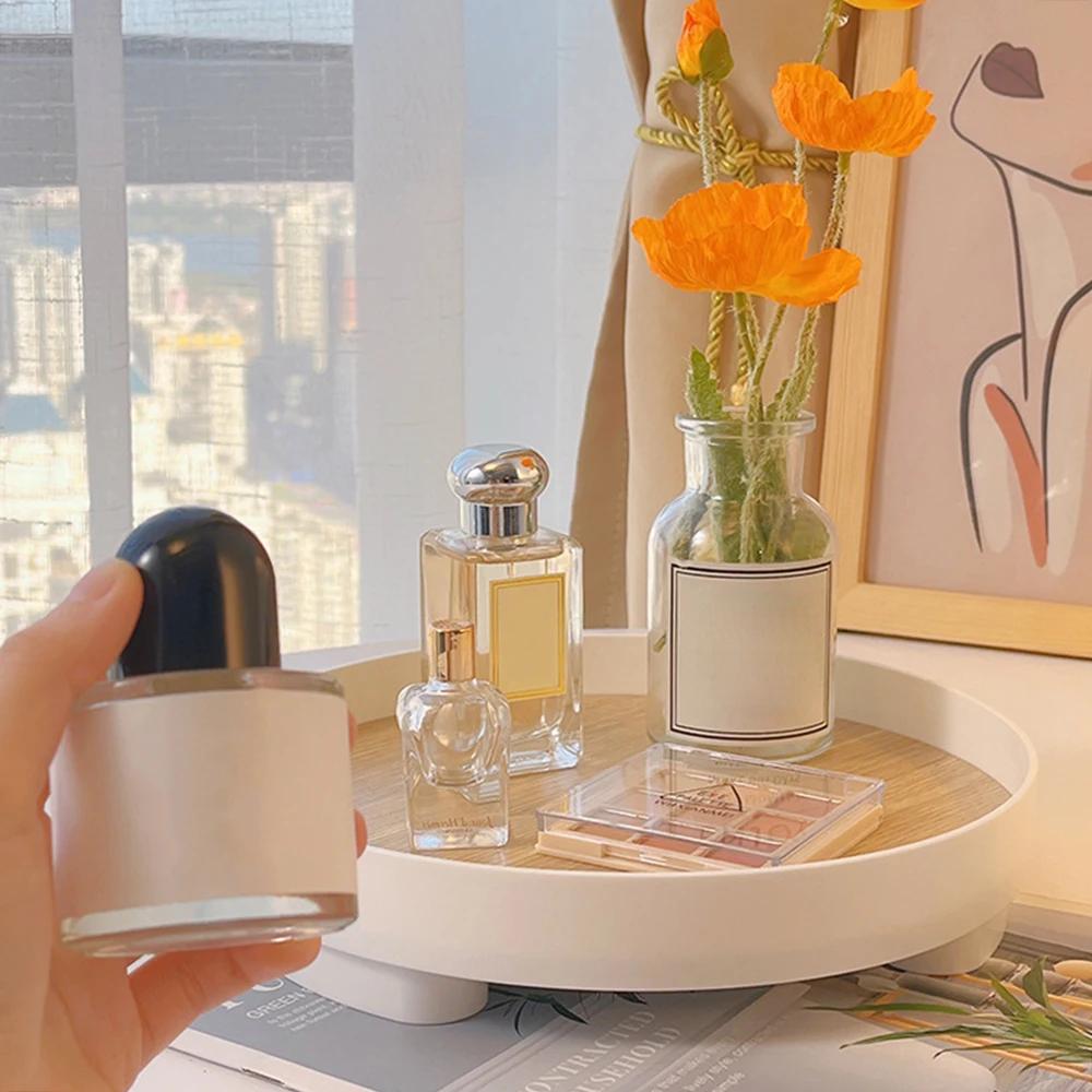 Desktop Wooden Tray Weed Box Porch Key Ornament Dressing Table Aromatherapy Perfume Cosmetic Storage Tray Makeup Organizer