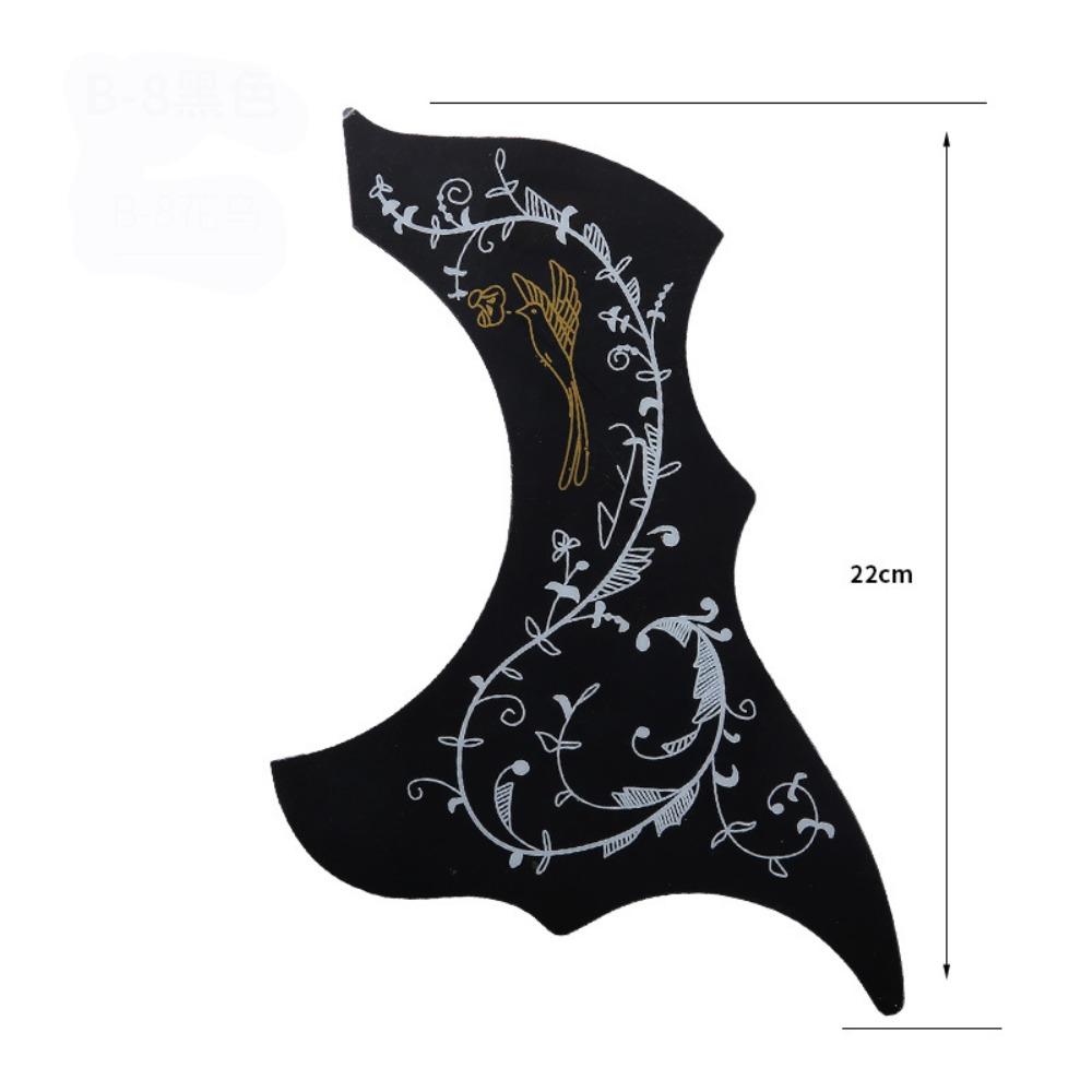 Bird Shape Folk Acoustic Guitar Pickguard ABS Scratch Plate New Pick Guard Sticker