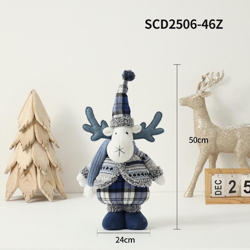 HOMZY Рождественский Снеговик Кукла Плюшевая Игрушка Чучело Снеговика Фигурка Рождественские Украшения для Домашнего Декора Настольные Центральные Элементы