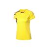 Li Ning Badminton Series быстросохнущий прохладный спортивный костюм для соревнований женская спортивная одежда желтый AATQ064-2