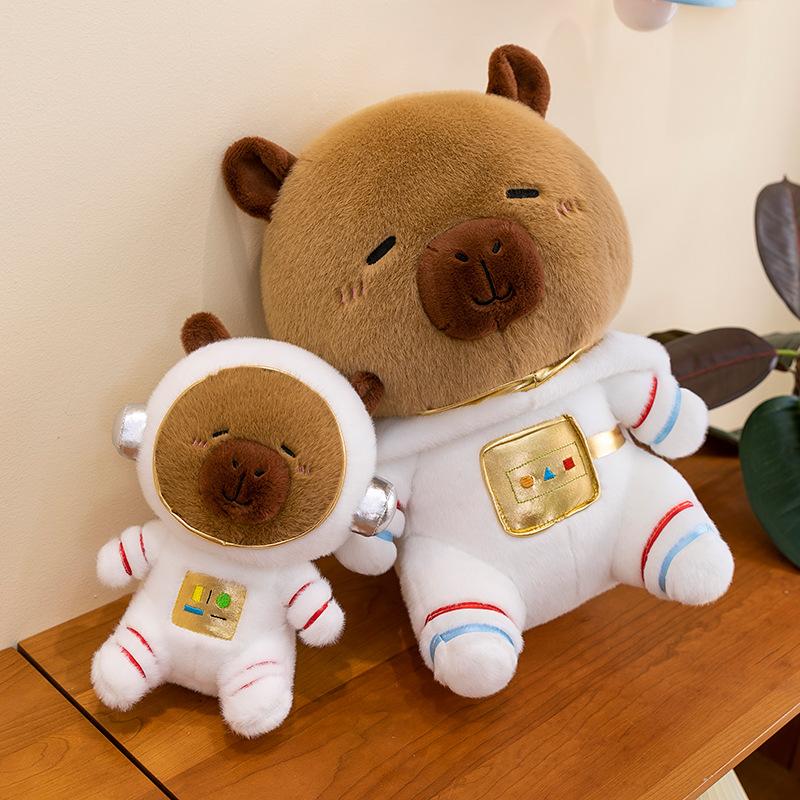Astronaut Capybara Doll Creative Kabibara Plush Toy Wrapping Female Birthday Gift