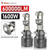 1600 Вт 600 000 лм H7 H4 Canbus Автомобильная фара Мини-линза H11 H8 9005 9006 HB3 HB4 Светодиодная лампа-проектор 6000K Авто Мотоцикл Мини-линза
