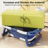 2Pcs/Set Folding Baby Bathtub with Thermometer Soft Cushion Foldable Design Visual