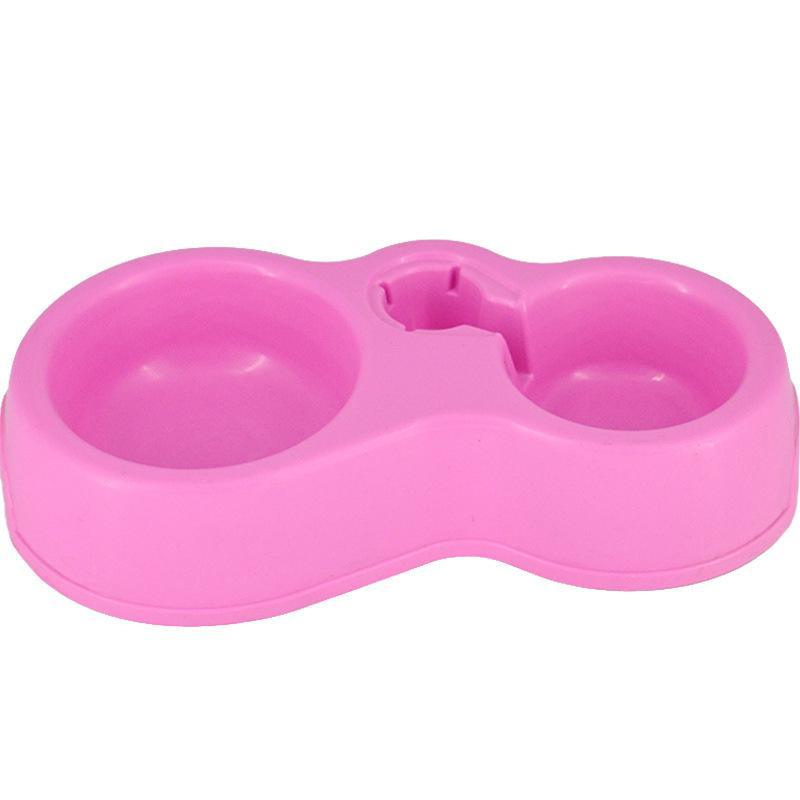 Автоматическая кормушка для домашних животных двойного назначения: Миска для собак и диспенсер для воды (Не включает бутылку с кормом для собак)