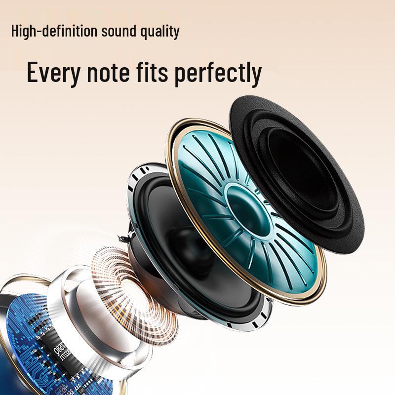 Cross-Border Bluetooth Earphones: Semi-In-Ear Sports Design, Compatible with Apple & Android, Ultra-Long Standby