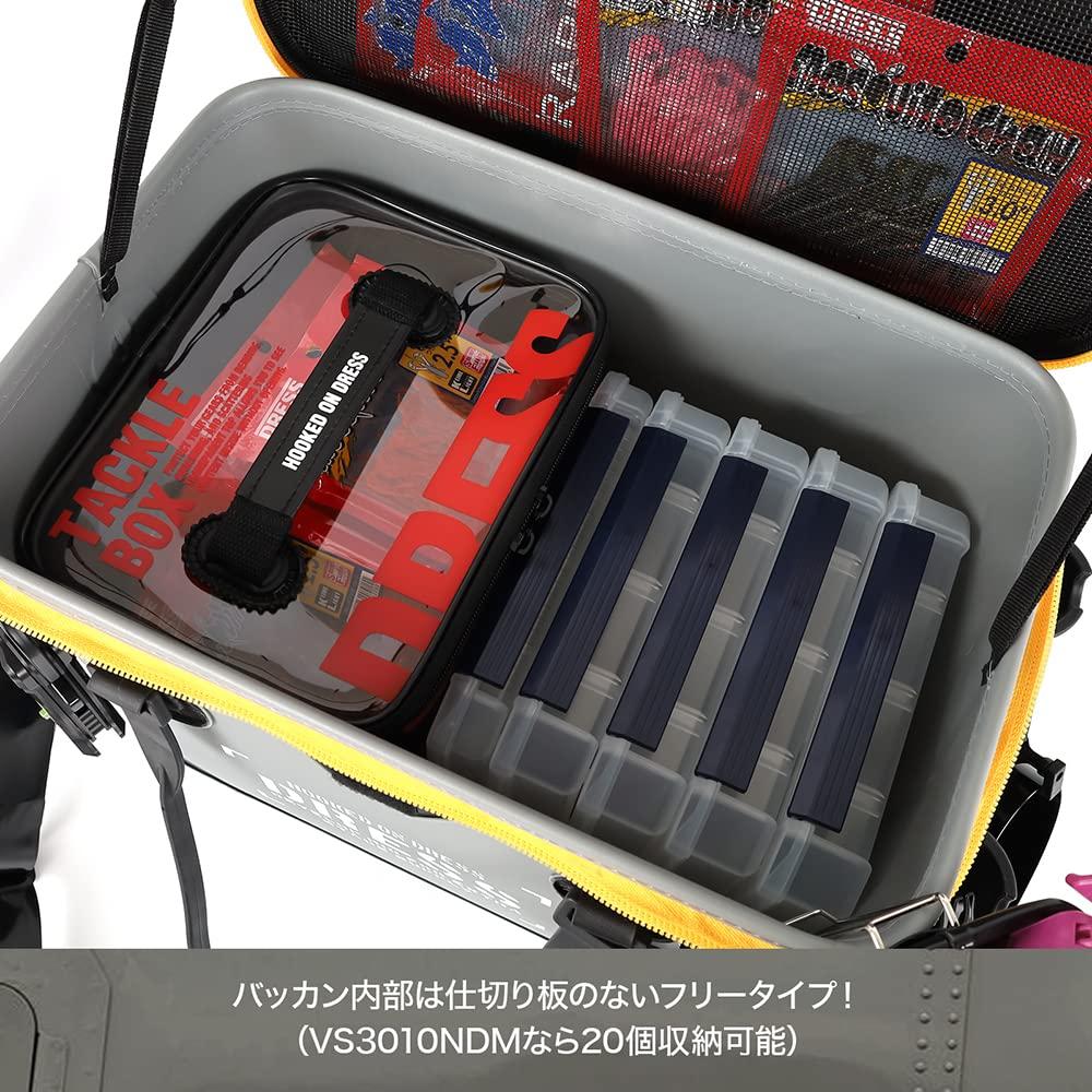 Dress Mini Fishing Bucket 17L Olive Black Waterproof Tackle Bag EVA Rod Holder Mesh Pocket Multi-functional Storage Container