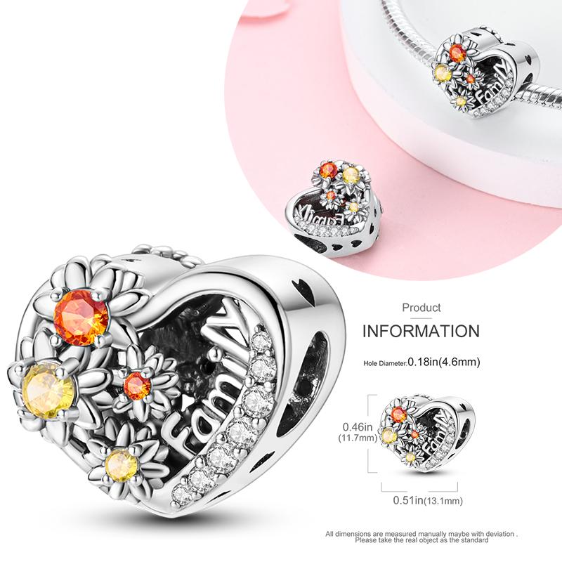 Copper Charms Beads Perfume Animal Butterfly Pendants Fit Original Bracelet Diy Jewelry