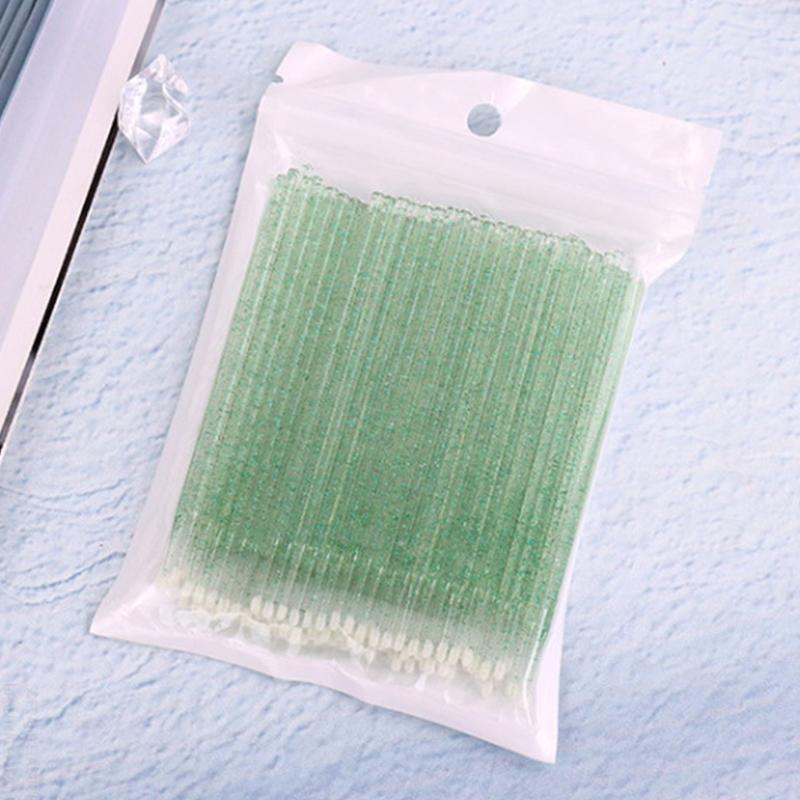 100 шт одноразовые микрощеточки для туши аппликаторы тампоны для удаления ресниц микрощеточки для наращивания ресниц кисти для макияжа инструменты