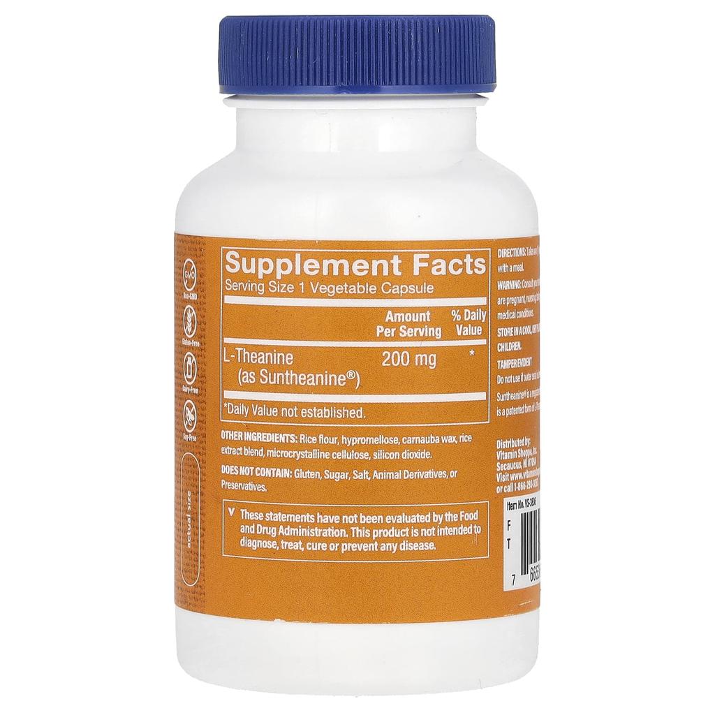 L-Theanine, 200Mg, 120 Veggie Caps