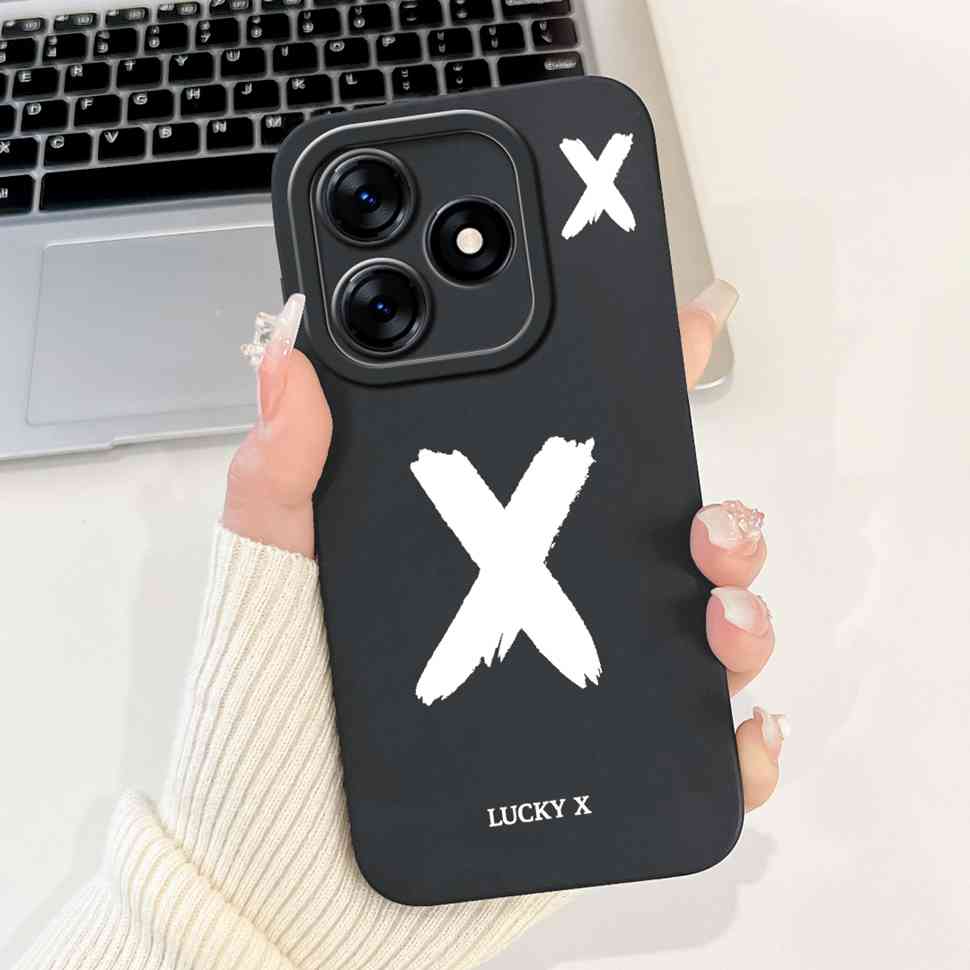 For Realme Note 50 Case RMX3834 Cute A-Z Letters Cover Soft Silicone Casing For Realme Note 50 Note50 Fundas Capa