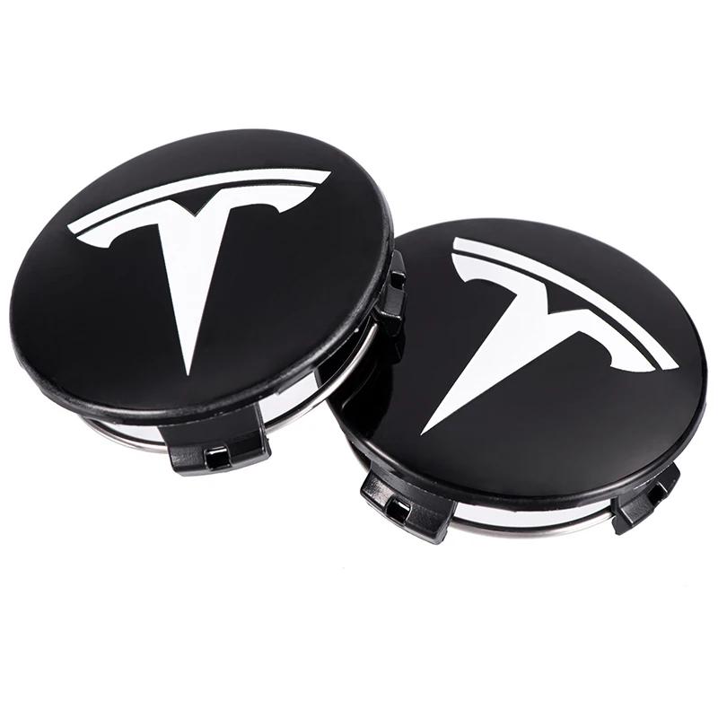 Автомобильная наклейка 2025 Новая Tesla 4 шт./комплект 56 мм Tesla Model 3 Model Y Оригинальные крышки Ступичные колпаки Центральные колпачки колес для Tesla Model Y X S