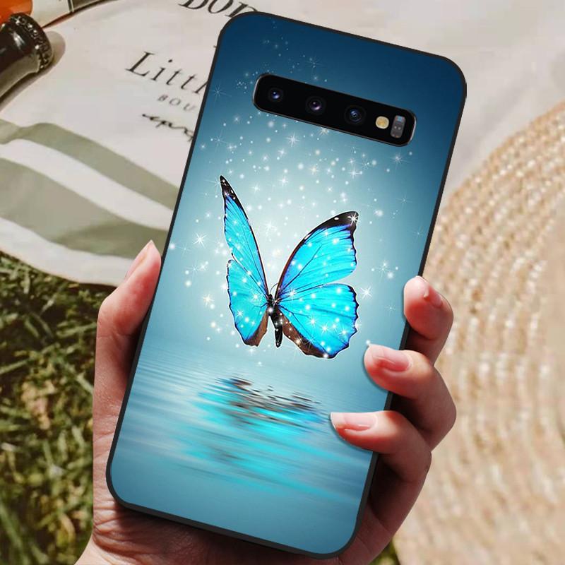 Чехол для Samsung S10 Plus Мягкий силиконовый чехол Черный бампер ТПУ Для Samsung Galaxy S10 S10E S 10 S10plus Чехлы для телефона Задние крышки