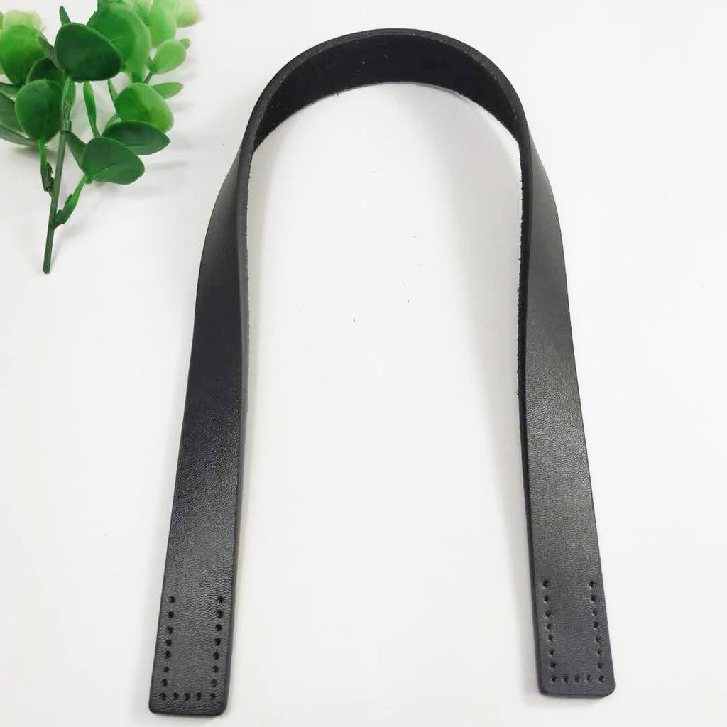 Ремень для сумки-шоппера из натуральной коровьей кожи, сшитый вручную