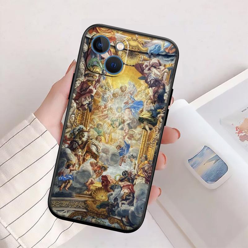 RP32 Fresco Adam Sculpture New High-End Shell Phone Case for Xiaomi Poco F8 M4 M5 M6 M7 X3 X6 X7 Pro GT NFC Ultra