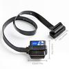 bbfly-A9 OBD II OBD2 16 Pin Splitter Extension 1x Male and 2X Female Extension Cable Adapter (2FT/60CM)