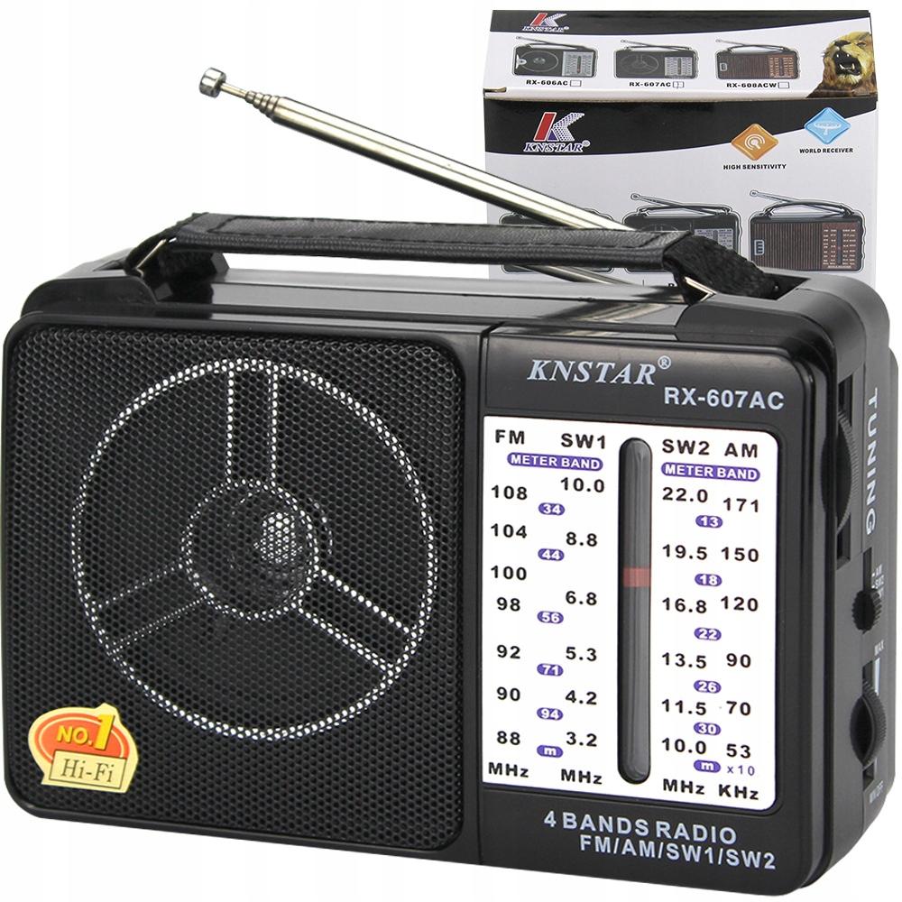 Radio Kuchenne Budowlane Bateryjne Sieciowe Fm Am Usb Przenośne Antena 230V