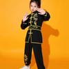 Long Sleeves Kungfu Uniform Chinese Traditional Martial Art Uniform  Kids Boys Girls
